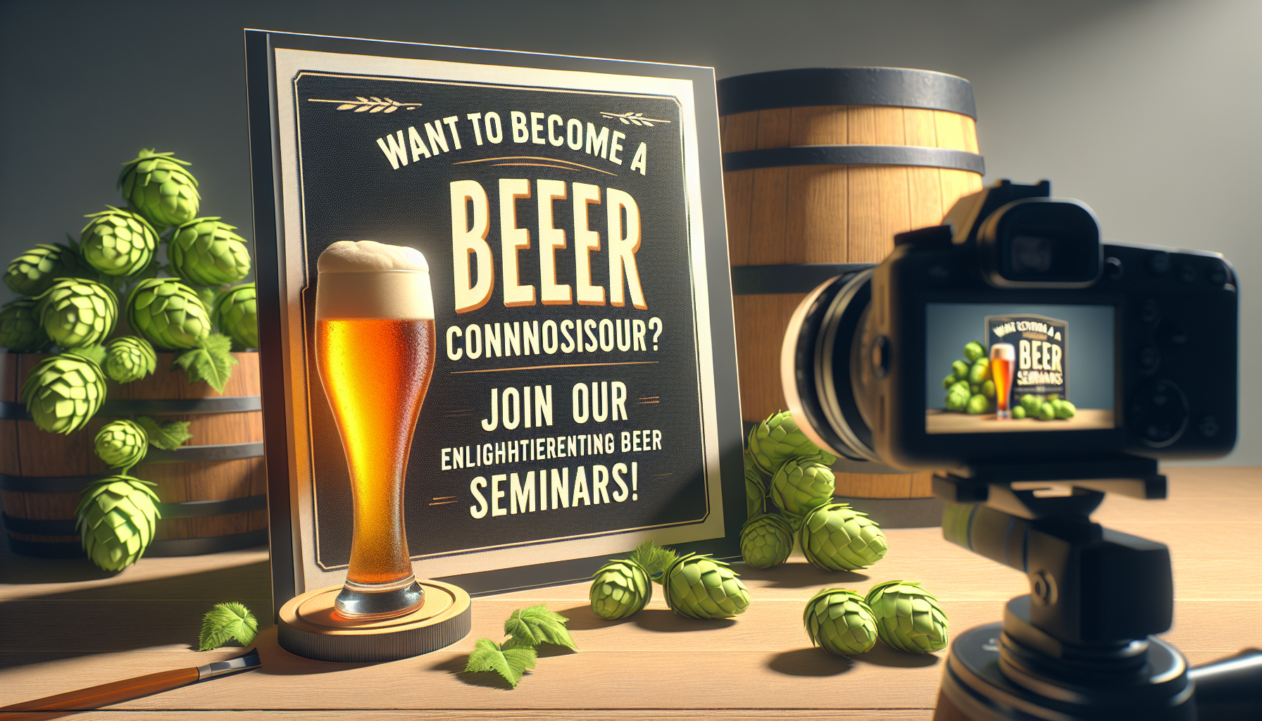 Want to become a beer connoisseur? Join our enlightening beer seminars!